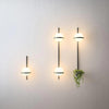 Nordic green plant outdoor corridor wall lamp