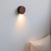 Solid wood bedroom bedside decorative wall lamp