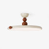 Cream style flying saucer bedroom ceiling lamp