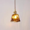 American retro bedroom bedside restaurant bar creative all-copper small chandelier