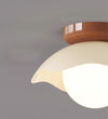 Cream style creative flower aisle ceiling lamp