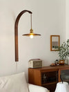 Medieval wabi-sabi style brass retro Nordic study living room bedroom bedside bathroom restaurant corridor wall lamp