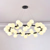 Nordic glass round ball personality chandelier