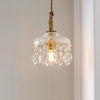 Copper Vintage Crystal Glass Chandelier