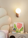 Nordic cream style bedroom wall lamp