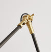Medieval style bedroom bedside retro movable rocker arm wall lamp