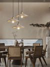 Creative personality lotus leaf cement chandelier