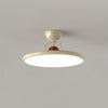 Cream style bedroom flying saucer ceiling lamp