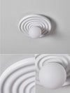 Creative water ripple ceiling lamp