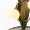 French flower table lamp