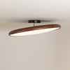 Adjustable walnut color ceiling lamp