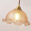 American retro bedroom bedside restaurant bar creative all-copper small chandelier
