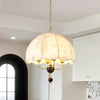 French retro style solid wood chandelier