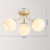 Nordic creative flower ceiling lamp