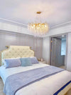 Creative golden tree branch crystal living room bedroom chandelier