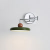 Foldable flying saucer wall lamp