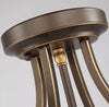 Simple retro American style iron bedroom ceiling lamp