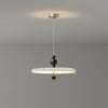 Cream style walnut grain dining room pendant light