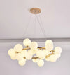 Nordic glass round ball personality chandelier