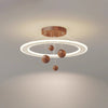 Walnut Grain Bedroom Chandelier