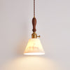 Wabi-sabi style bedroom bedside ceramic chandelier