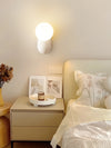 Nordic cream style bedroom wall lamp