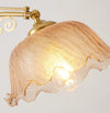 Medieval style bedroom bedside study flower table lamp