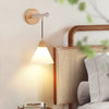 Japanese style retro bedroom wall lamp