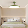 Cream style bedroom flying saucer ceiling lamp