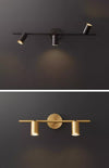 All copper led bathroom wall light