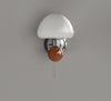 Cream style mushroom bedroom bedside wall lamp