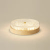 American retro round glass bedroom ceiling lamp