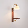 Vintage wabi-sabi cream style bedroom living room storage atmosphere wall lamp