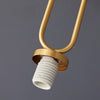 Retro all-copper aisle ceiling lamp