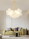 Cream Bubble Ball Chandelier