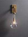 All-copper creative water drop bedroom bedside wall lamp