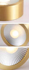 All copper aisle balcony led ceiling light