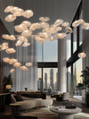 Creative glass cloud chandelier