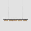 Minimalist long strip chandelier