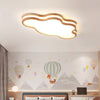 LED children's room solid wood ceiling lamp