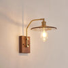 Vintage Brass Bedside Wall Lamp