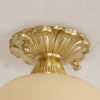 All copper lily of the valley flower aisle ceiling lamp