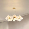 Nordic glass round ball personality chandelier