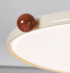 Cream style flying saucer bedroom ceiling lamp