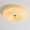 French style cream wind glass ceiling light