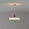 Cream style walnut grain dining room pendant light