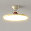 Cream style bedroom flying saucer ceiling lamp