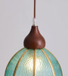 Wabi-sabi style bedroom bedside French glass restaurant small chandelier