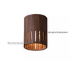 Chinese style walnut aisle corridor ceiling lamp
