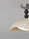 Medieval style eggshell bedroom ceiling lamp